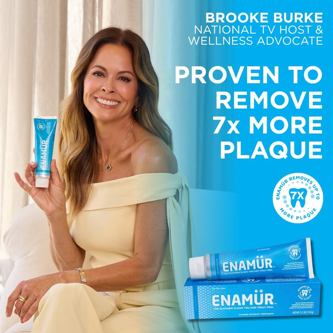 ENAMÜR — clinically proven 7X more plaque removal