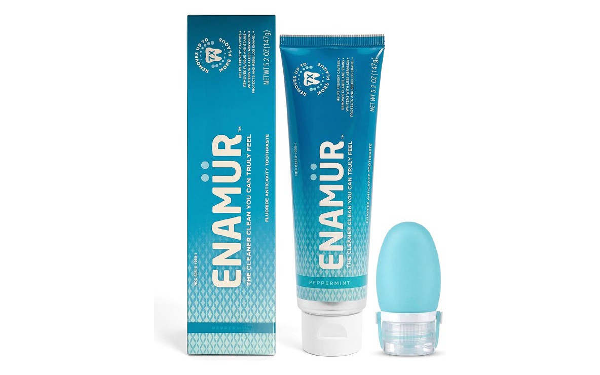ENAMÜR tube plus a refillable travel size tube